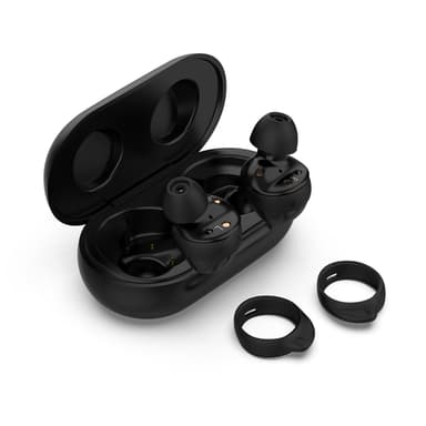 4 par ørepropper i silikone til Samsung Galaxy Buds SM-R170 Sort