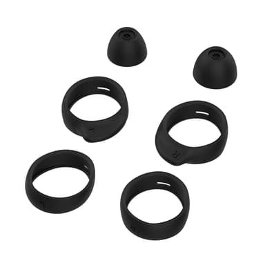4 par ørepropper i silikone til Samsung Galaxy Buds SM-R170 Sort