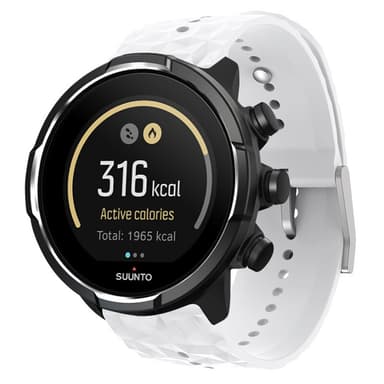 Silikone urrem til Suunto Watch Hvid Suunto 24 mm
