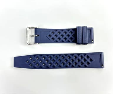 Blå urrem til Tissot Omega Blå 22mm
