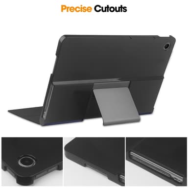 SKALO Lenovo Tab Plus 11.5"" Duofold PU-læder Cover - Blå