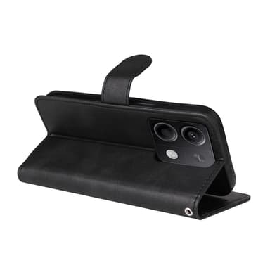SKALO Xiaomi Redmi Note 13 Pro 5G PU-læder Pungetui - Sort