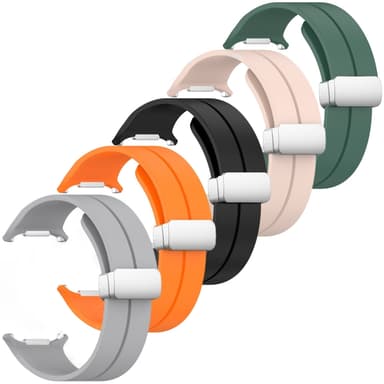 SKALO Silikonearmbånd metallspænde Samsung Watch Ultra 47mm - Orange