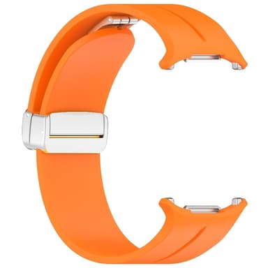 SKALO Silikonearmbånd metallspænde Samsung Watch Ultra 47mm - Orange
