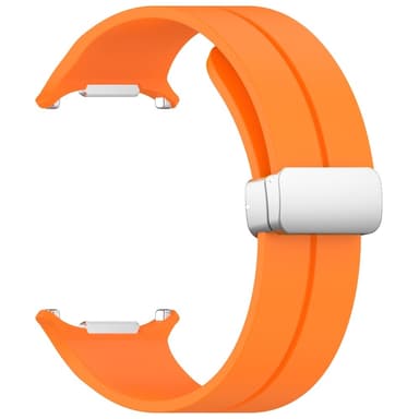 SKALO Silikonearmbånd metallspænde Samsung Watch Ultra 47mm - Orange
