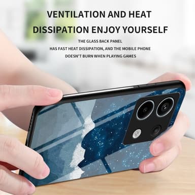 SKALO Xiaomi Redmi Note 13 Pro 5G Sky Hærdet glas TPU Cover - #1