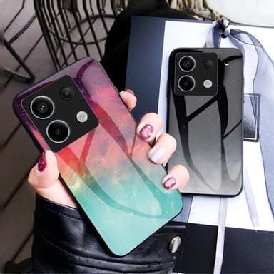 SKALO Xiaomi Redmi Note 13 Pro 5G Sky Hærdet glas TPU Cover - #1