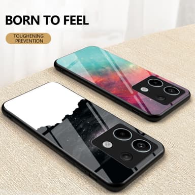 SKALO Xiaomi Redmi Note 13 Pro 5G Sky Hærdet glas TPU Cover - #1