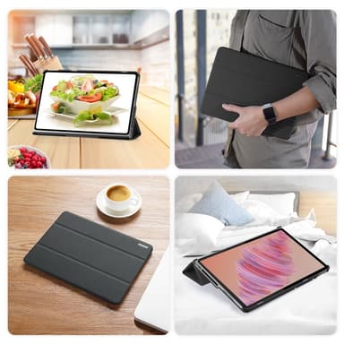 DUX DUCIS Lenovo Tab Plus 11.5"" DOMO Series Trifold Flip Cover - Sort
