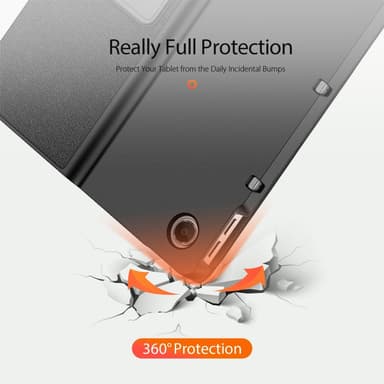 DUX DUCIS Lenovo Tab Plus 11.5"" DOMO Series Trifold Flip Cover - Sort