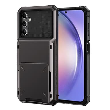 SKALO Samsung A54 5G Armor Cover kortholder - Sort