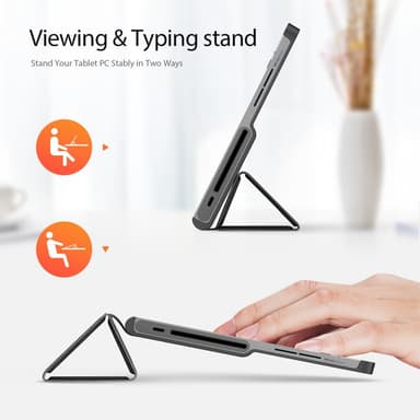 DUX DUCIS Lenovo Tab Plus 11.5"" DOMO Series Trifold Flip Cover - Sort