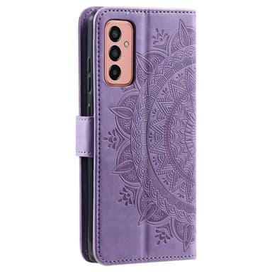 SKALO Samsung A14 4G/5G Mandala Flip Cover - Lilla