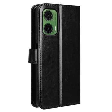 SKALO Motorola Moto G35 5G PU-læder Pungetui - Sort