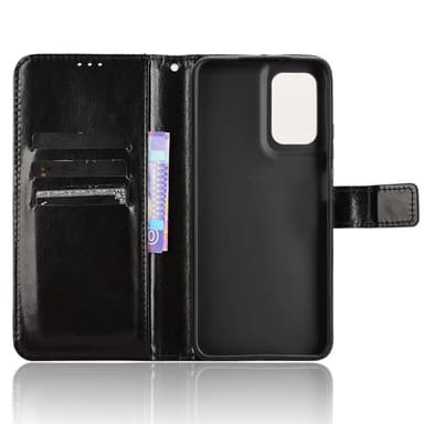 SKALO Motorola Moto G35 5G PU-læder Pungetui - Sort
