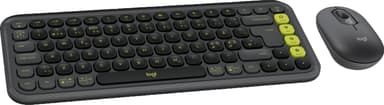 Logitech POP Icon tastatur og mus (grafit)