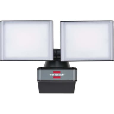 brennenstuhl Connect WIFI LED Duo Projektør WFD 3050 / LED sikkerhedslys 30W Styrbar via gratis app (3500lm, forskellige lysfunktioner Justerbar via app, til udendørs brug IP54)