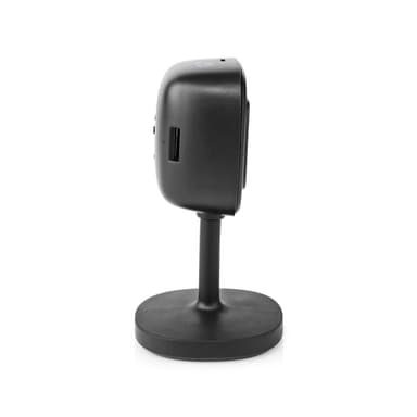 Nedis SmartLife Indendørs Kamera | Wi-Fi | Full HD 1080p | Cloud Storage (mulighed) / microSD (ikke inkluderet) / Onvif | Med bevægelsessensor | Nattesyn | Sort