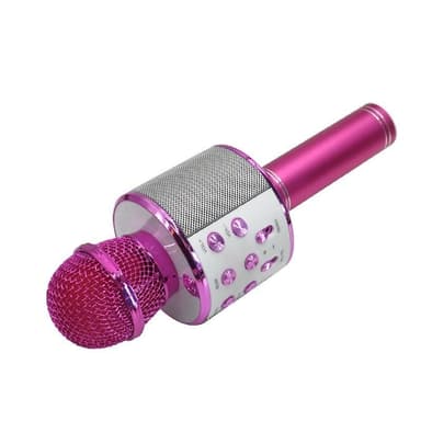 Forever BMS-300 Mikrofon med Bluetooth högtalare, Rosa