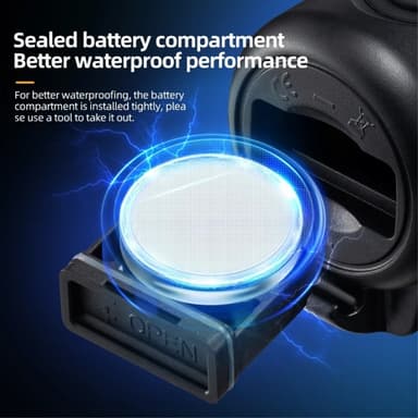 Electric Bike Bell Bell High Decibel Cykelstyr - Sort