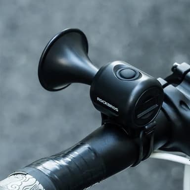 Electric Bike Bell Bell High Decibel Cykelstyr - Sort