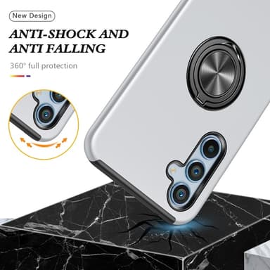 Samsung Galaxy A55 Fingerring Kickstand Hybrid Taske