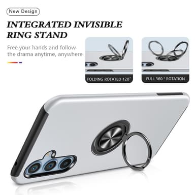 Samsung Galaxy A55 Fingerring Kickstand Hybrid Taske