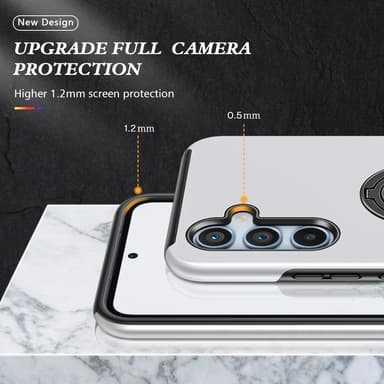 Samsung Galaxy A55 Fingerring Kickstand Hybrid Taske