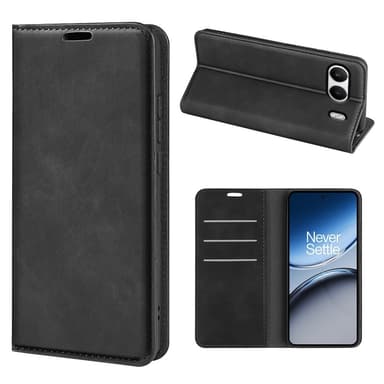 Til OnePlus Nord 4 Case Wallet Case Shell Phone Case Wallet - Sort