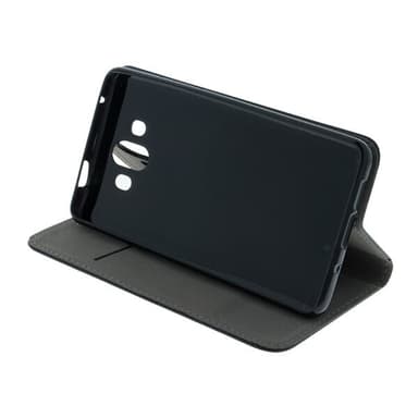 Flip-etui med stativ til iPhone 16 Pro Max - Sort