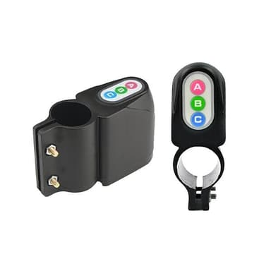 Cykelalarm med kodelås og vibrationsalarm