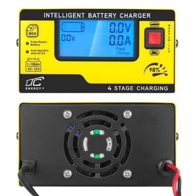 Batterilader LTC 6V/12V 15A til bil & motorcykel
