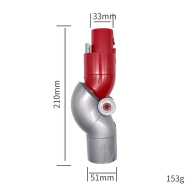 Dyson V7 V8 V10 V11 V15 vinkeladapter med hurtig tilslutning