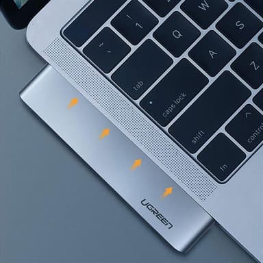 Ugreen Multihub til MacBook Pro / Air- 2xUSB-C til 3xUSB & Hukommelseskort