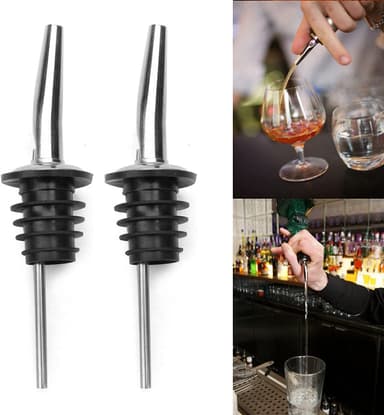 Cocktailsæt Dobbelt shaker 750ml Rustfrit stål Sølv 10 dele