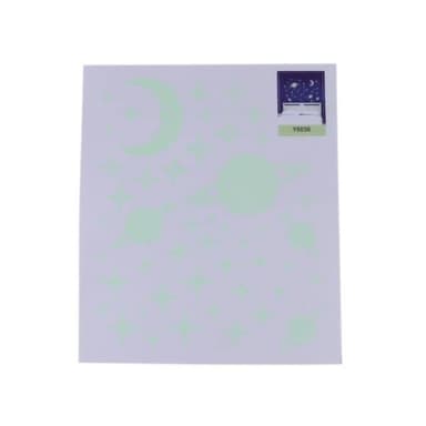 Vægdekoration / wallstickers - Selvlysende stjerner