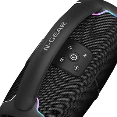 N-GEAR NRG200 Bluetooth-højttaler med 50 W lydudgang og genopladeligt batteri