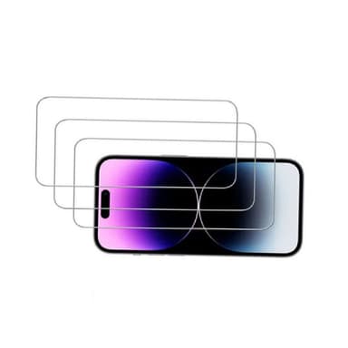 iPhone 15 Pro skærmbeskytter i hærdet glas 3-pak