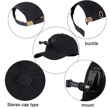 Kasket med Beslag til GoPro HERO