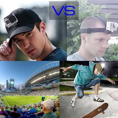 Kasket med Beslag til GoPro HERO