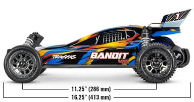 Traxxas Bandit VXL RTR TQi TSM Blå