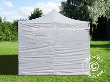 Foldetelt FleXtents Basic v.3, 3x3m Hvid, inkl. 4 sider