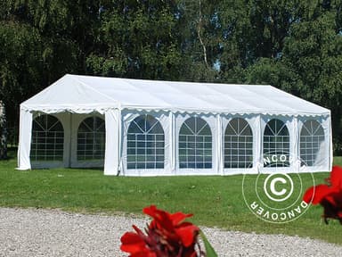 Partytelt, Exclusive CombiTents® 6x10m, 3-i-1, Hvid