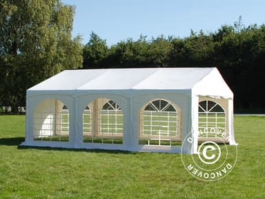 Partytelt Original 4x6m PVC,  Arched , Hvid