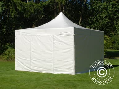 Foldetelt FleXtents Xtreme 50 Heavy Duty 4x4 m, Hvid in