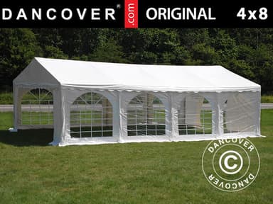 Partytelt Original 4x8m PVC, Hvid