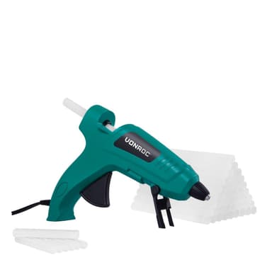 VONROC Limpistol - 70W - Elektrisk |  Anti-dryppe funktion | Inkl. limpatroner 56 stk.