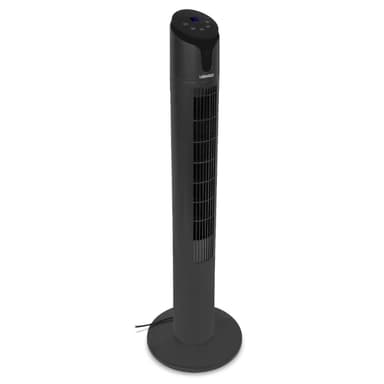 VONROC Ventilator - 110 cm - luksus - 3 hastighedsindstillinger - sort | Inkl. Fjernbetjening.