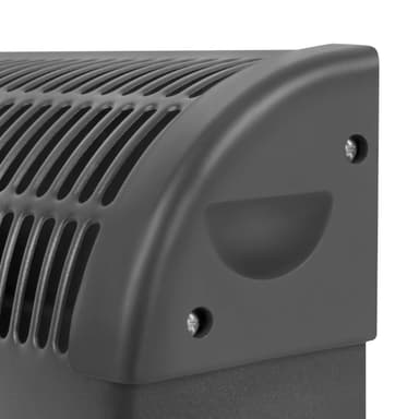 VONROC Radiator - Elradiator - 2000W | Til rum op til 24m2 | Justerbar termostat - lydsvag | Grå