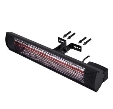 VONROC Terrassevarmer - Marsili  - 2000W | Kompakt | Sort
